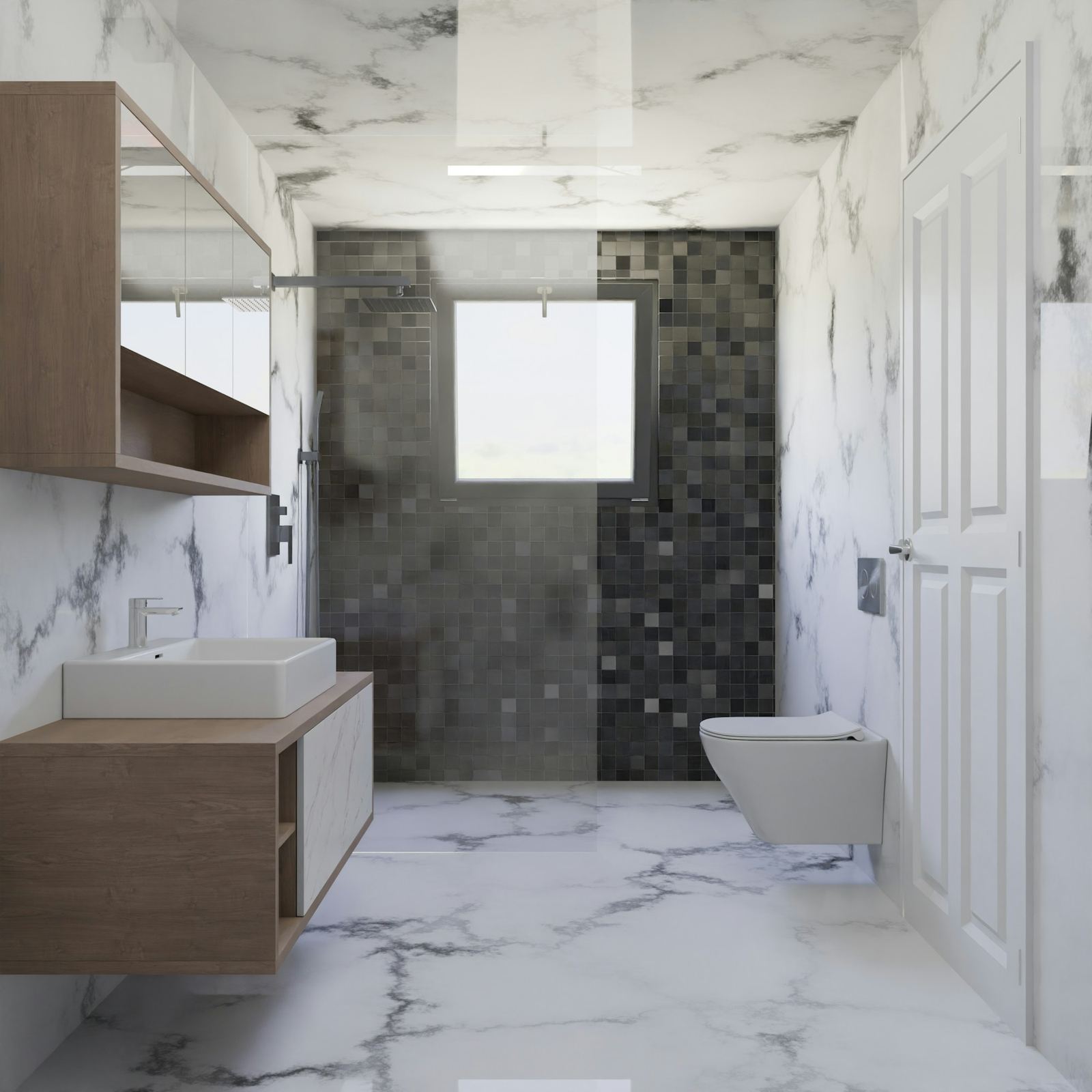 Baño moderno (imagen ilustrativa)